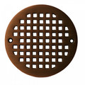Product Image of 5.196" Heavy Duty Round Cast Brass Strainer (Old World Bronze)