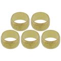 Product Image of (60-8) 1/2" OD Brass Compression Sleeve (Bag of 5)