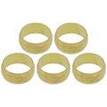 Product Image of (60-10) 5/8" OD Brass Compression Sleeve (Bag of 5)