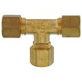 Product Image of (64-4) 1/4" OD Brass Compression Tee, Lead Free