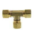 Product Image of (64-8) 1/2" OD Brass Compression Tee, Lead Free