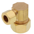 Product Image of (65-106) 5/8" x 3/8" OD Brass Compression Elbow, Lead Free