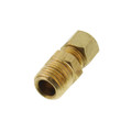 Product Image of (68-44) 1/4" OD x 1/4" MIP Brass Compression Connector (Lead Free)
