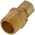 Product Image of (68-46) 1/4" OD x 3/8" MIP Brass Compression Connector, Lead Free