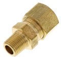 Product Image of (68-62) 3/8" OD x 1/8" MIP Brass Compression Connector, Lead Free