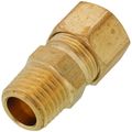 Product Image of (68-64) 3/8" OD x 1/4" MIP Brass Compression Connector (Lead Free)
