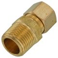 Product Image of (68-66) 3/8" OD x 3/8" MIP Brass Compression Connector (Lead Free)