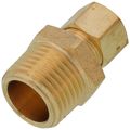 Product Image of (68-68) 3/8" OD x 1/2" MIP Brass Compression Connector (Lead Free)