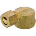 Product Image of (70-68) 3/8" OD x 1/2" FIP Brass Compression Elbow (Lead Free)