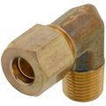 Product Image of (69-42) 1/4" OD x 1/8" MIP Brass Compression Elbow (Lead Free)