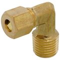 Product Image of (69-44) 1/4" OD x 1/4" MIP Brass Compression Elbow, Lead Free