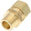 Product Image of (68-106) 5/8" OD x 3/8" MIP Brass Compression Connector, Lead Free