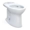 Product Image of Drake 1.28 gpf Elongated Toilet Bowl Only w/ Cefiontect, Less Seat, 14-15/16" Height, 12" Rough-In (Cotton White)
