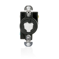 Product Image of 20A, 125V Non-NEMA, 2P, 3W, Flush Mtg Locking Receptacle, Grounding, Power Inter Hospital Use (Black)