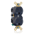 Product Image of Duplex Receptacle, Extra Heavy-Duty Two Outlets Marked "Controlled", 15A 125V 2P 3W (Black)