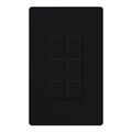 Product Image of Claro 6 Port Frame (Black)