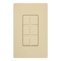 Product Image of Claro 6 Port Frame (Ivory)