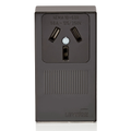 Product Image of 50A Thermoplastic Power Single Outlet/receptacle, Grounding (Black)
