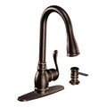 Product Image of Anabelle 1 Handle High Arc Pulldown Kitchen Faucet, CA87003BRB (Mediterranean Bronze)