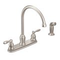 Product Image of Caldwell 2 Handle High Arc Kitchen Faucet, CA87060SRS (Spot Resist Stainless)