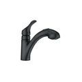 Product Image of Renzo 1 Handle Low Arc Pullout Kitchen Faucet, CA87316BL (Matte Black)