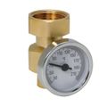 Product Image of Mixed Temperature Gauge Adapter for 1" and 1-1/4" Male x Female Union