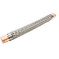 Product Image of 2-1/8" ID Vibration Eliminator Stainless Steel Tube w/ Copper Tails