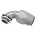 Product Image of 1" 90-Degree PVC, 2-Piece Liquid Tight Non-Metallic Elbow Connector (Grey), LT20F