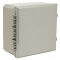 Product Image of 12" x 12" x 6" Circuit Safe Polycarbonate NEMA Enclosure w/ External-hinge Opaque Cover , NJ12126