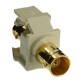 Product Image of Bnc Feedthrough Quickport, Connector, Gold-plated, 50 Ohm (Ivory) Housing