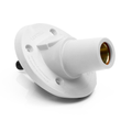 Product Image of 17 Series Panel Mount Receptacle, Female, 600A Max, 600V 30 Degree Angle, Threaded Stud Termination, 250-500 MCM Cable Range (White)