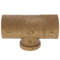 Product Image of 1" x 1" x 1/2" C x C x F Cast Brass Tee (Lead Free)
