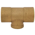 Product Image of 1-1/2" x 1-1/2" x 1" C x C x F Cast Brass Tee (Lead Free)