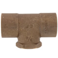 Product Image of 1" x 1" x 3/4" C x C x F Cast Brass Tee (Lead Free)