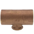Product Image of 1-1/4" x 1-1/4" x 1/2" C x C x F Cast Brass Tee (Lead Free)