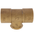 Product Image of 1-1/4" x 1-1/4" x 3/4" C x C x F Cast Brass Tee (Lead Free)