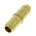 Product Image of 3/8" Barbed x 3/8" Barbed (brass) Plastic Tubing Coupling