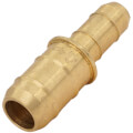 Product Image of 3/8" Barbed x 1/4" Barbed (brass) Plastic Tubing Coupling