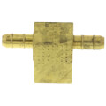 Product Image of 1/4" Barbed x 1/4" Barbed x 1/8" FPT In-Line Gauge Tee