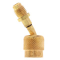 Product Image of 5/16" F. Flare Swivel x 1/4" M. Flare w/ Depressor Tip and Seal