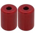Product Image of 1/4" Red Anodized Flare Locking Cap for A2L (Pack of 2)