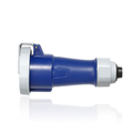 Product Image of 30A 250V 3PH, 3P 4W IEC 60309-1 & 60309-2 Pin & Sleeve Connector w/ Screwless Clamp (Blue)
