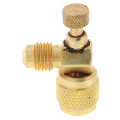 Product Image of Reduced Size Thumb-Screw Flow Control Valve for 1/4" M. Flare Access fitting