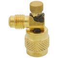 Product Image of Reduced Size Thumb-Screw Flow Control Valve for 5/16" M. Flare Access fitting
