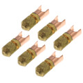 Product Image of Braze On Self Piercing Copper Saddle Valve for 3/8" OD Tube (6 Pack)