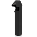 Product Image of 24" Stainless Steel Power Pedestal, Surface Mount (Black)