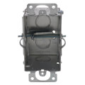 Product Image of 2-1/2" Deep Gangable Switch Box w/ Tiger Grip & Ears Flush, 1/2" Knockouts