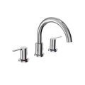 Product Image of TBS01201U#CP LB Two Handle Deck Mount Roman Tub Filler Trim (Polished Chrome)