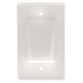 Product Image of 1-Gang Reversible Low-Voltage Cable Entrance Plate (Black)