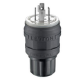 Product Image of 20A, 125/250V NEMA L14-20P, 3P, 4W, Locking Plug, Grounding, Wetguard (Black)